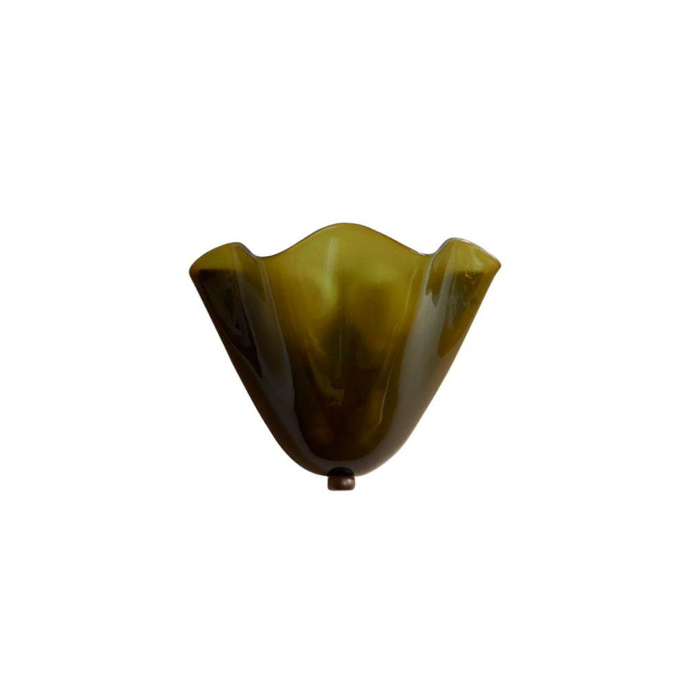 Skirt Series Retro Colored Glass Skirt Shell Wall Light — Lubrel minimalist lighting (1)