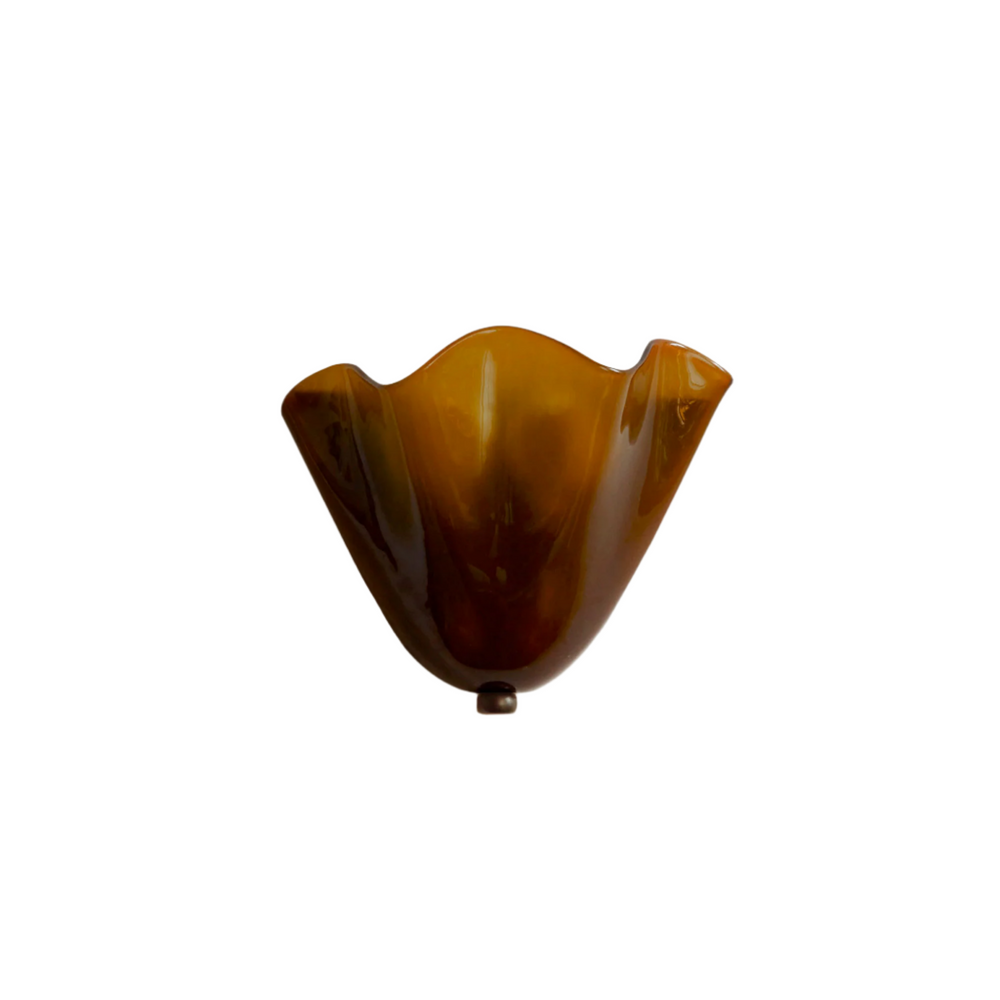 Skirt Series Retro Colored Glass Skirt Shell Wall Light — Lubrel minimalist lighting (3)