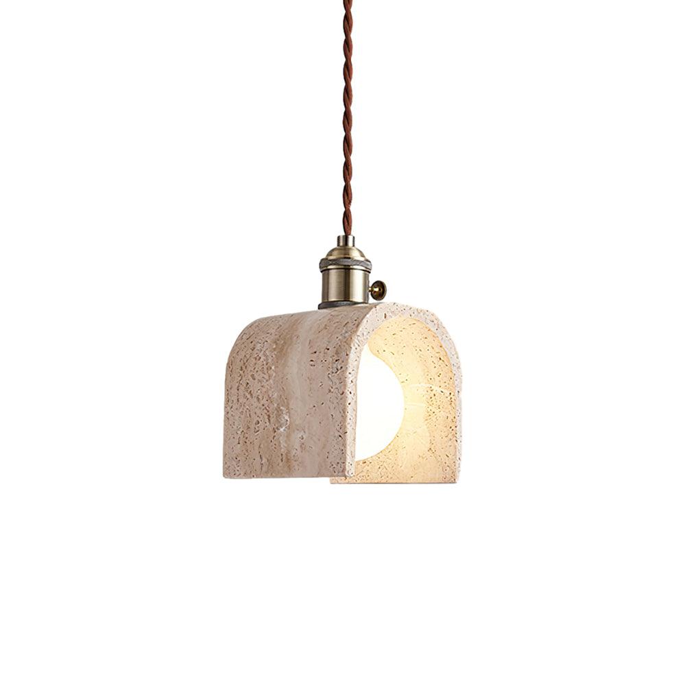 alagusmo travertine pendant light main view