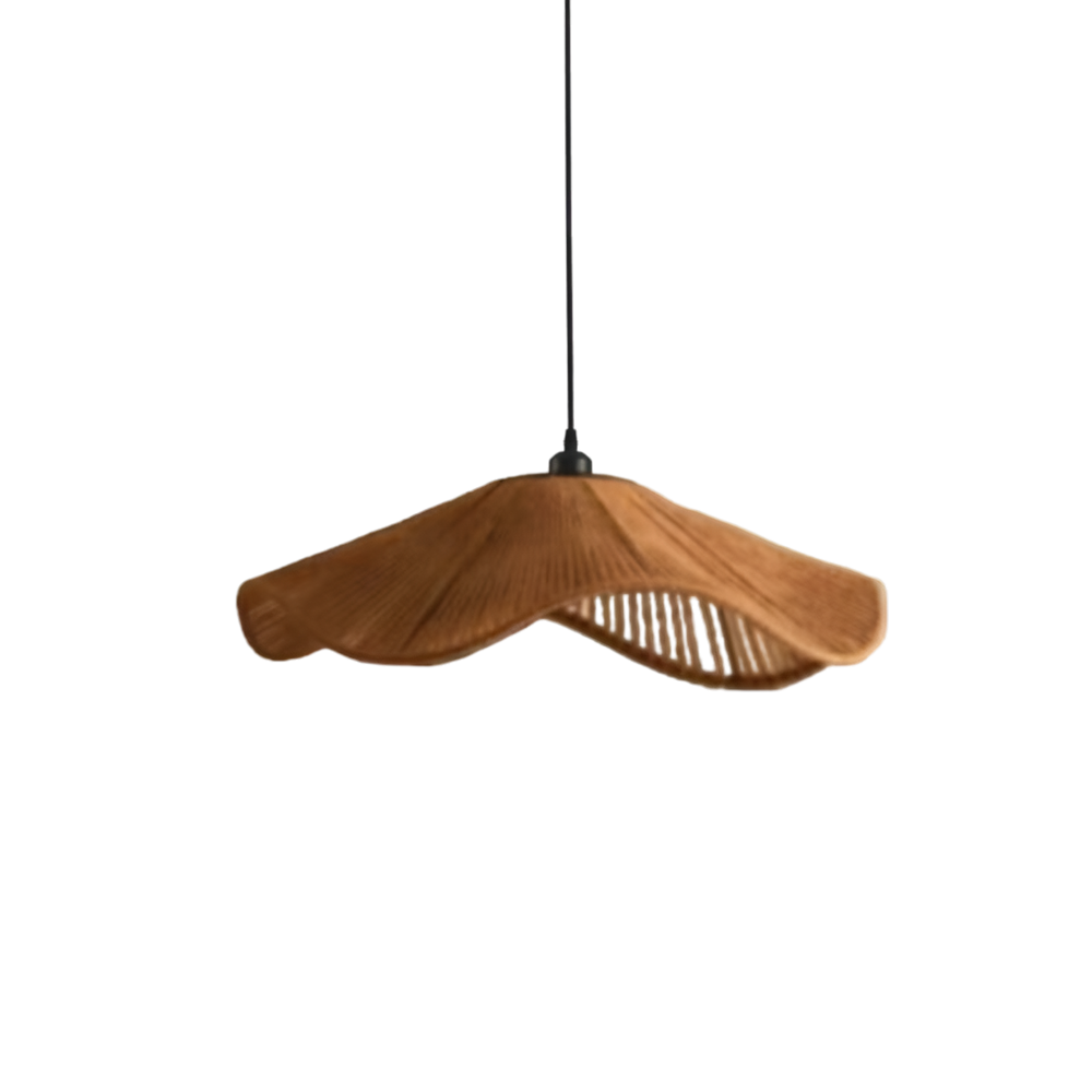 Cape Points boho natural jute pendant light, double layer, Ø50 cm (19.69")