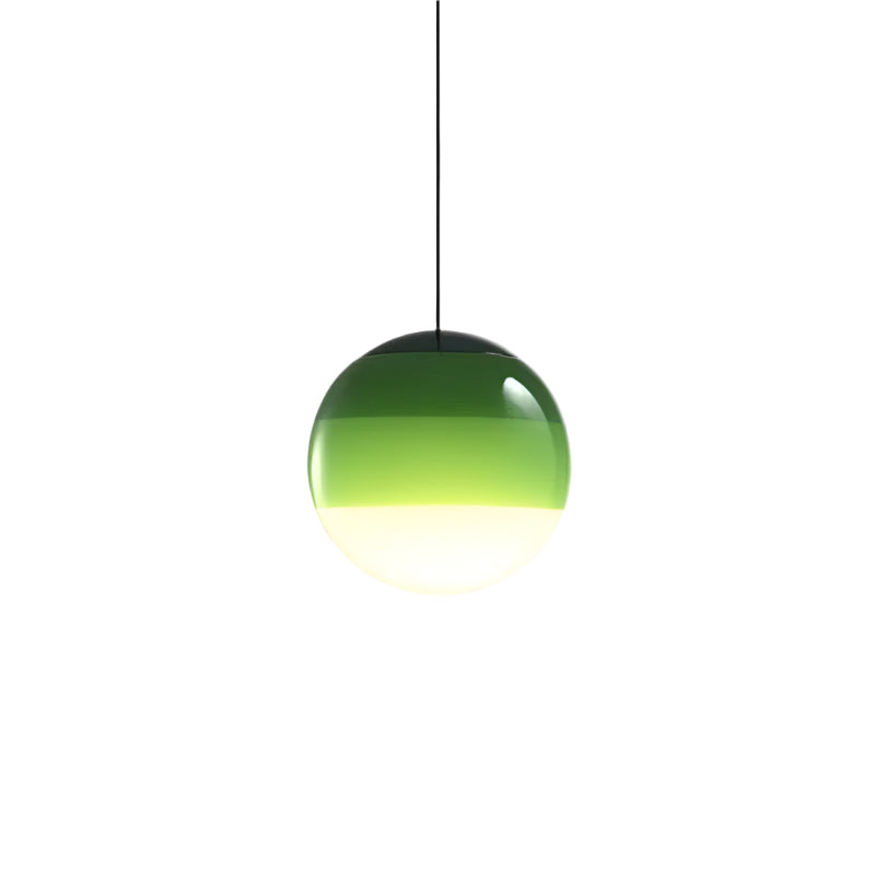 Gradient Glass Pendant Light in Black, 15 cm (5.91")