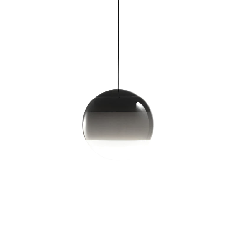 Gradient Glass Pendant Light in Yellow, 20 cm (7.87")