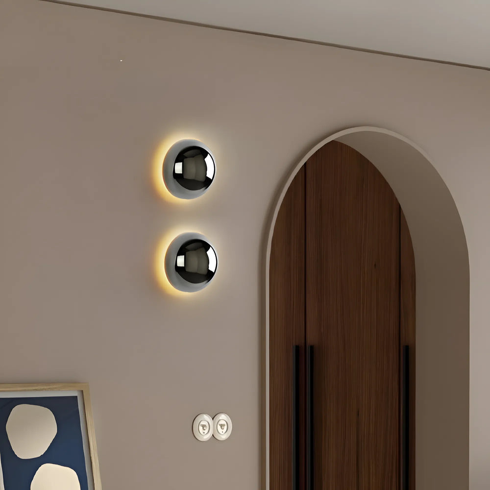 Eclipse compact round LED wall light for indoor dry locations, product view 20
