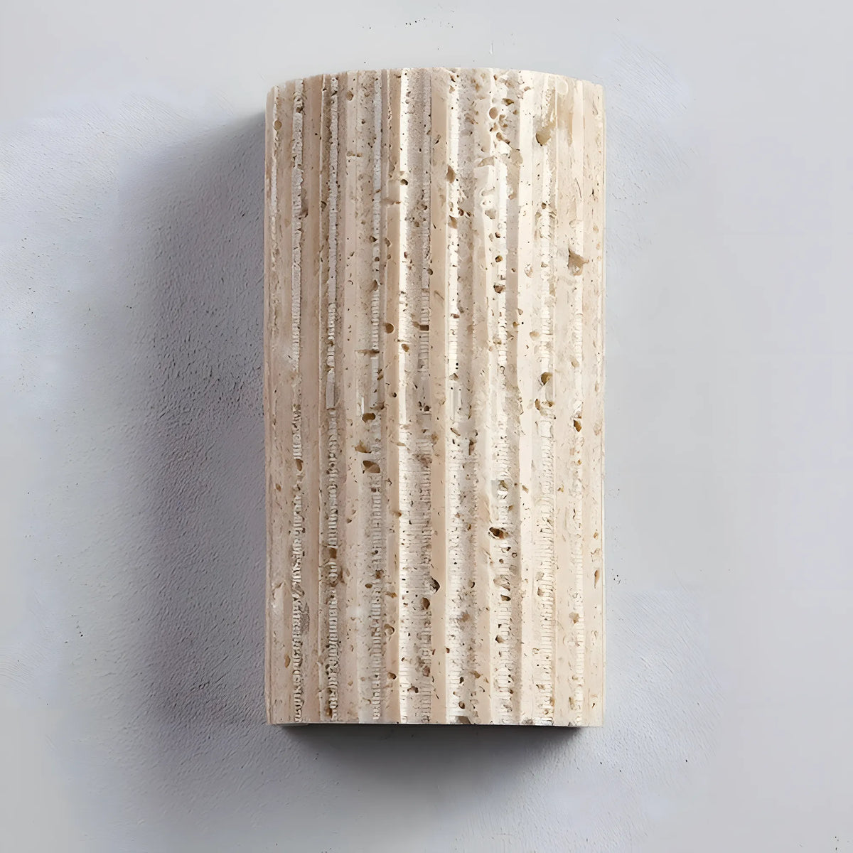 Natural travertine up and down LED wall fitting